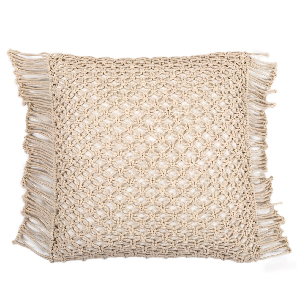  Buy Square Cotton Cushion in Boho Bali Style cover + filling - Stella Blue 60229 - in the EU