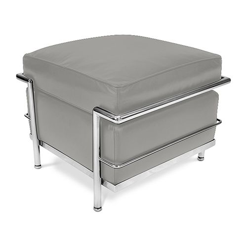  Buy SQUAR Footrest (Ottoman) - Faux Leather Grey 13418 - in the EU