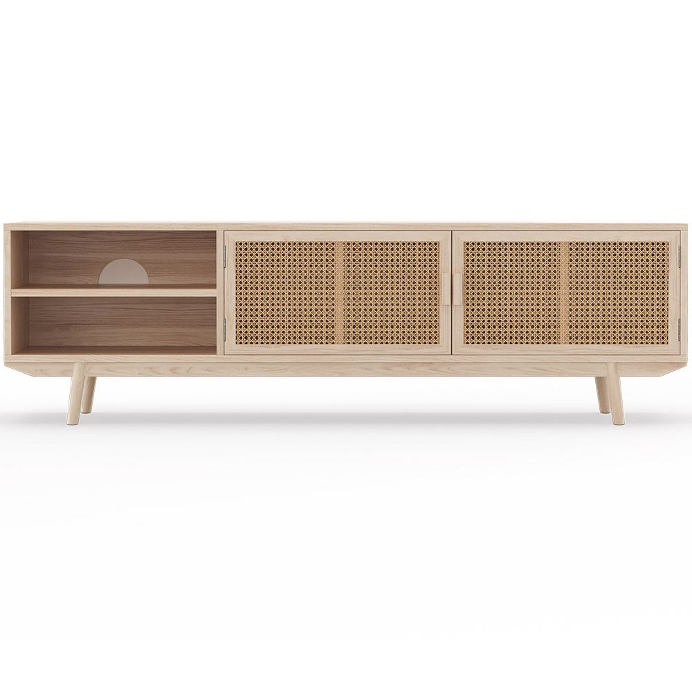  Buy Natural Wood TV Stand - Boho Bali Design - Wada Natural 60514 - in the EU