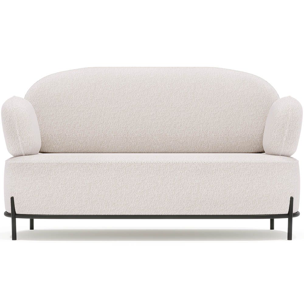  Buy 2/3-Seater Sofa - Upholstered in Bouclé Fabric - Munum White 61155 - in the EU