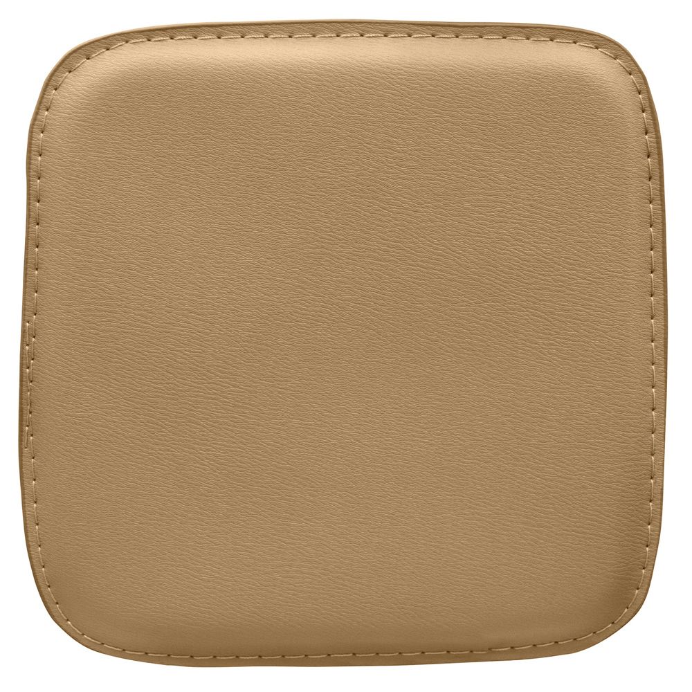  Buy Cushion for Square Stool - Faux Leather - Bistrot  Light brown 61221 - in the EU