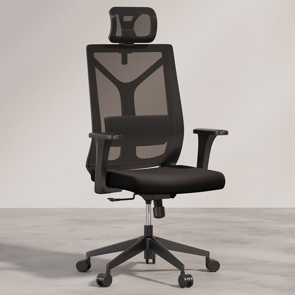 Buy Ergonomic Office Chair with Wheels and Armrests - Retor Black 61279 - in the EU