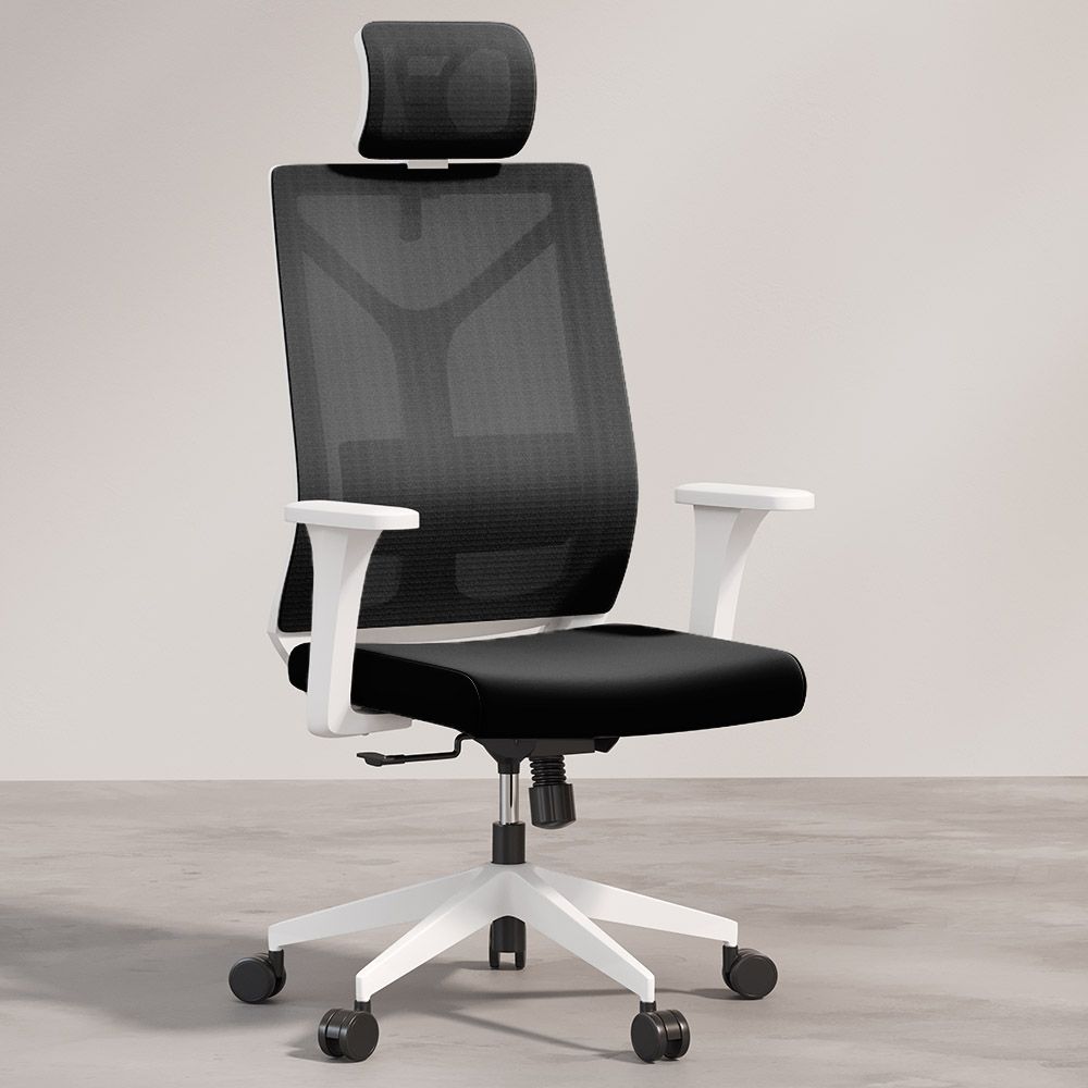  Buy Ergonomic Office Chair with Wheels and Armrests - Sembra Black 61280 - in the EU