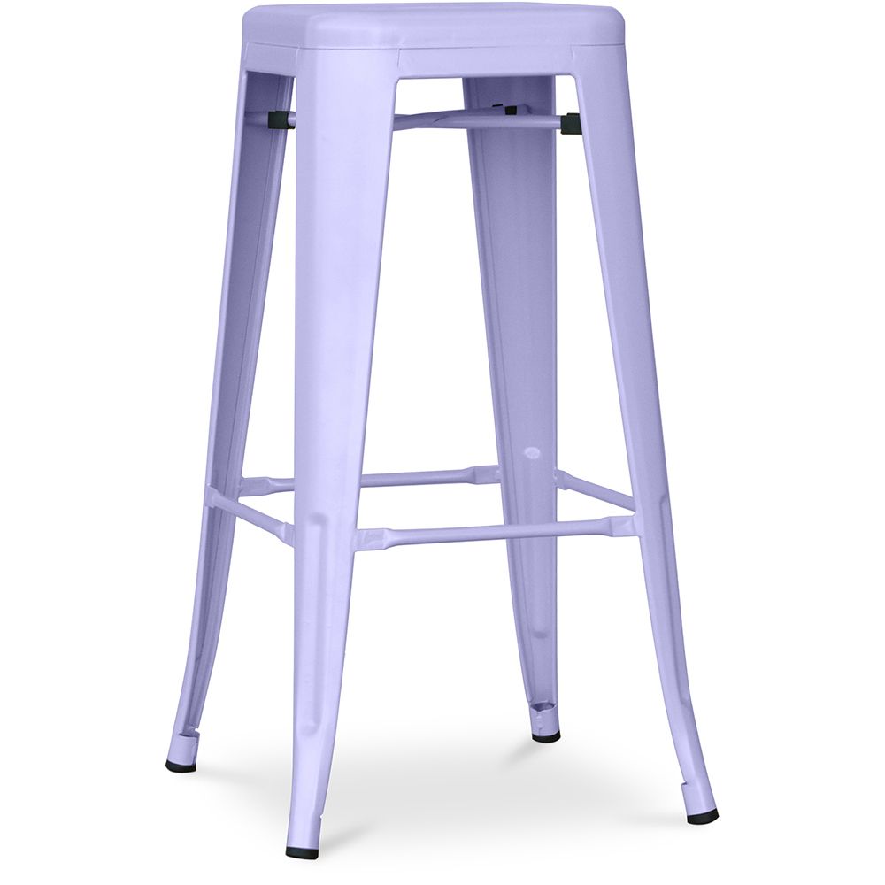  Buy Bistrot Metalix Stool - Matte Metal - 76cm Lavander 58994 - in the EU