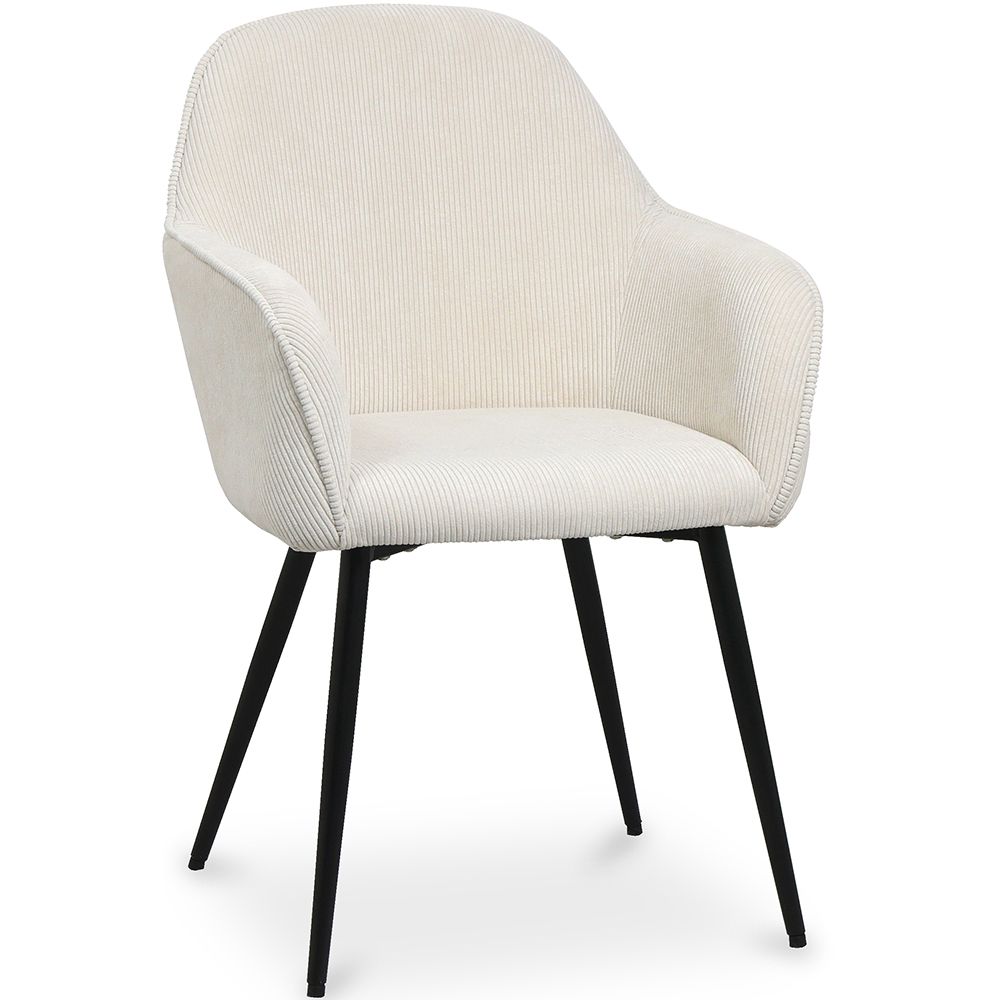  Buy Upholstered Dining Chair in Velvet - Saza Beige 61297 - in the EU