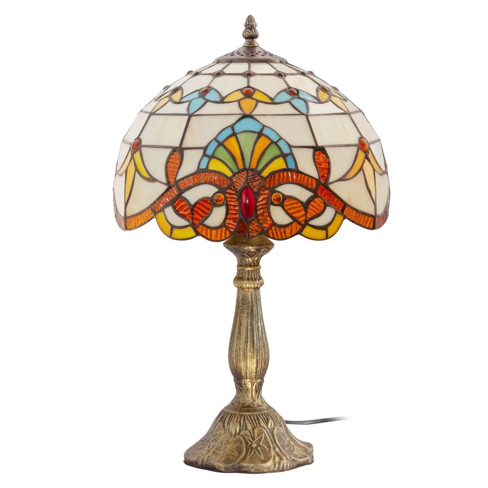  Buy Tiffany table lamp - Crystal Multicolour 59350 - in the EU