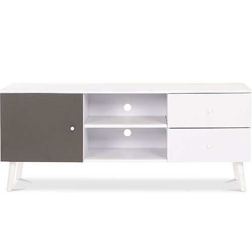  Buy Wooden TV Stand - Scandinavian Design - Britta  Grey 59655 - in the EU