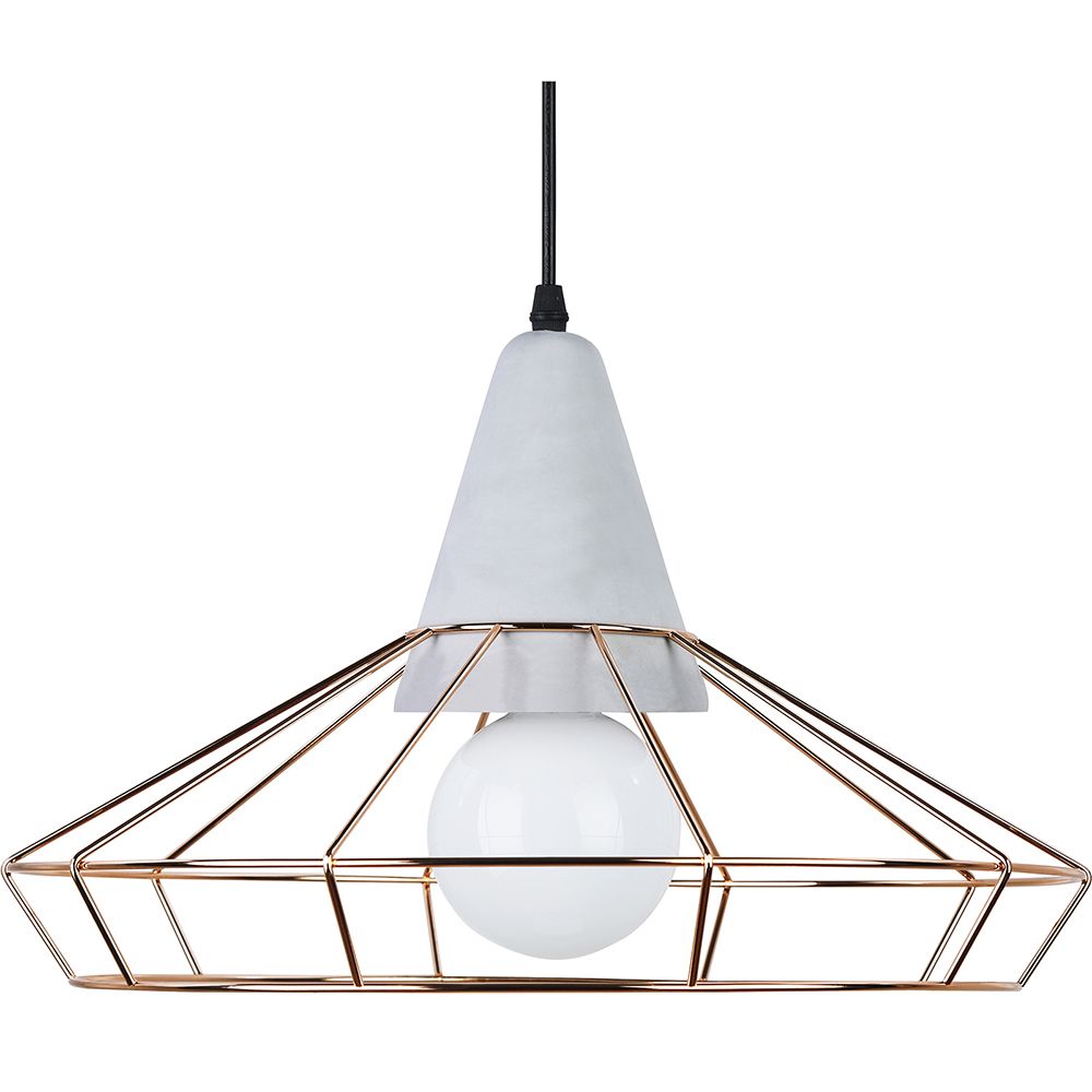  Buy Mico hanging lamp - Metal and concrete Gold 59590 - in the EU
