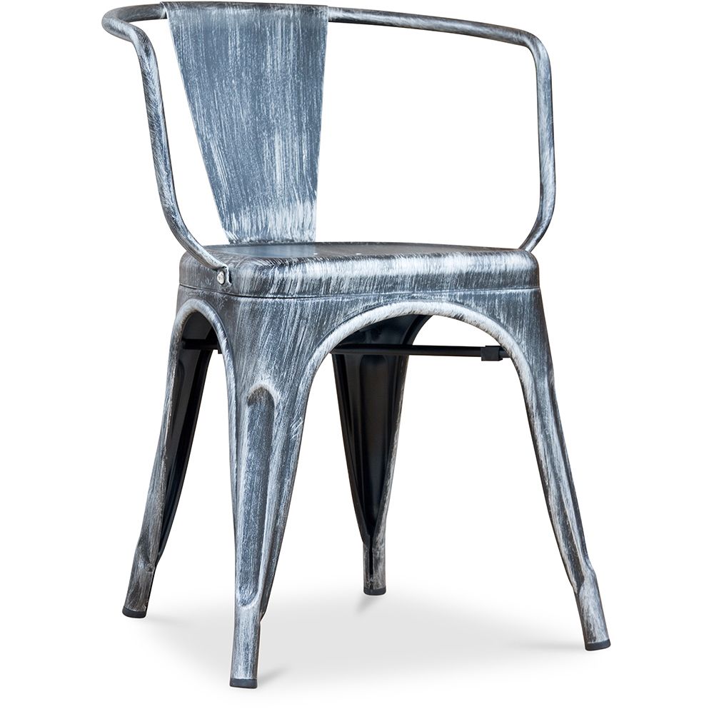  Buy  Bistrot Metalix chair with armrests New Edition - Metal Industriel 59809 - in the EU