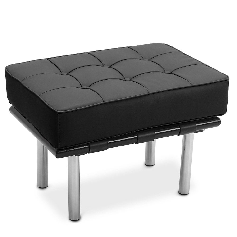  Buy City Bench (1 seat) - Faux Leather Black 15424 - in the EU