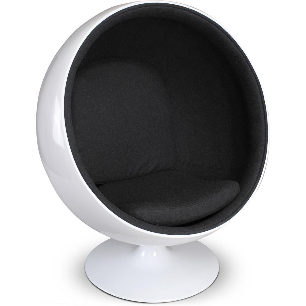 Buy Ballon Chair - Fabric Black 16498 - in the EU