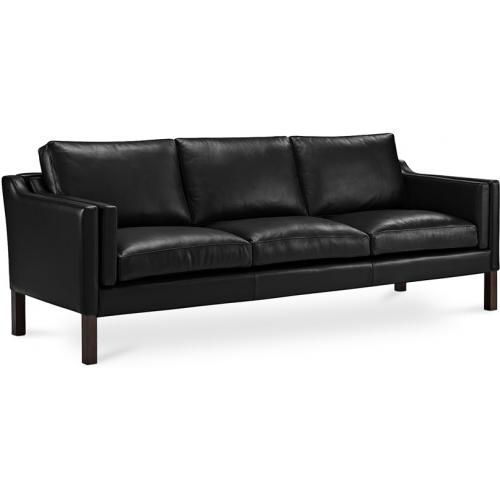  Buy Design Sofa 2213 (3 seats) - Premium Leather Black 13928 - in the EU