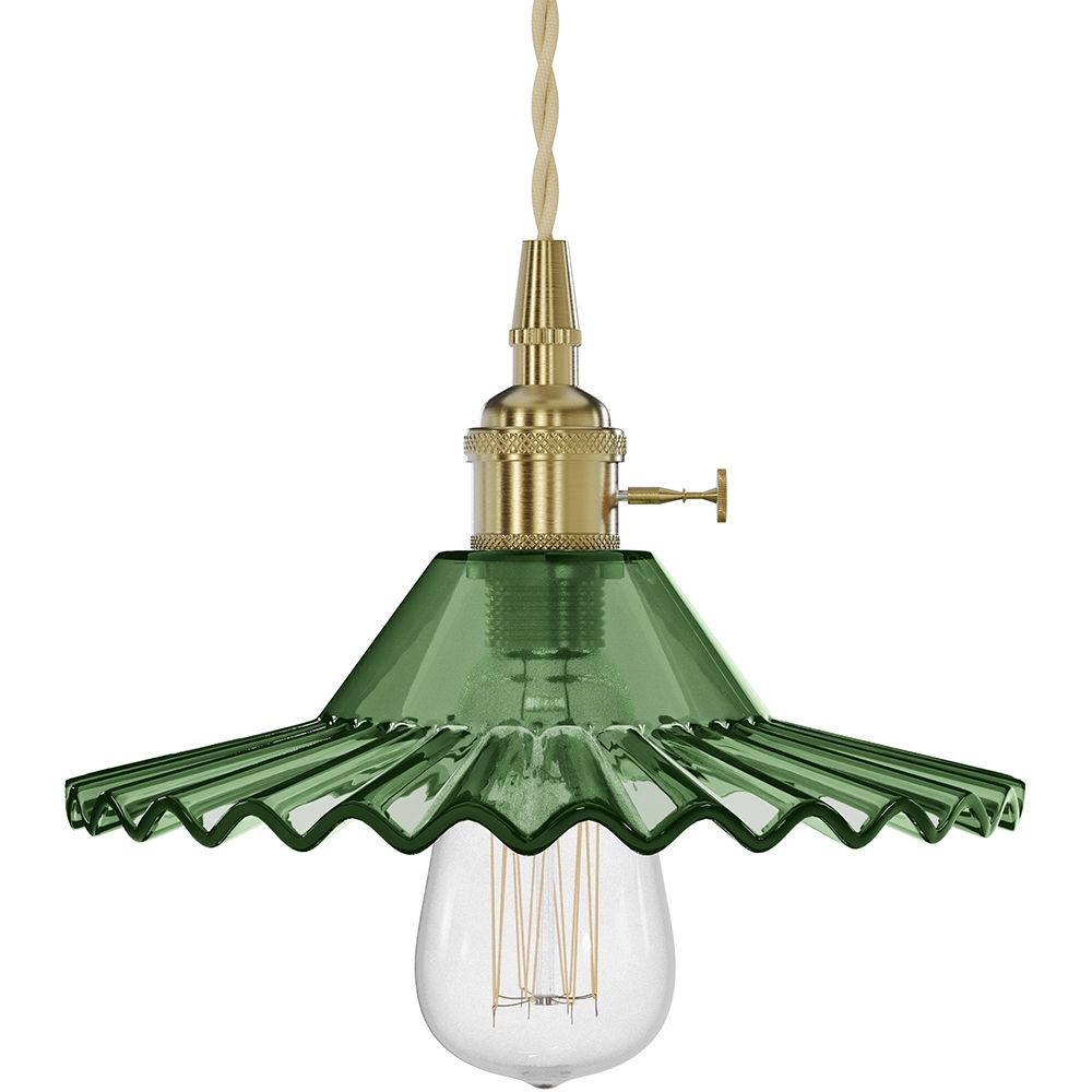  Buy Gold metal and glass wall lamp - Sven Green 59165 - in the EU