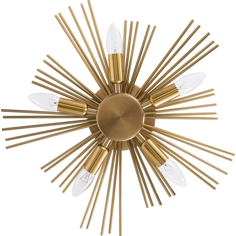  Buy Lydia wall lamp with 5 bulbs - Metal Gold 59341 - in the EU