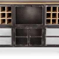 Wine Cabinet with Wheels - Industrial Design - Davo Steel 58585 photo 1 Buy Wine Cabinet with Wheels - Industrial Design - Davo Steel 58585 - in the EU