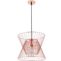 Retro Ceiling Lamp - Design Pendant Lamp - Lena Rose Gold 59908 photo 3 Buy Retro Ceiling Lamp - Design Pendant Lamp - Lena Rose Gold 59908 at MyFaktory