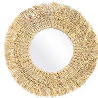 Wall Mirror - Boho Bali Round Design (60 cm) - Qui Natural wood 60056 photo 1 Buy Wall Mirror - Boho Bali Round Design (60 cm) - Qui Natural wood 60056 - in the EU