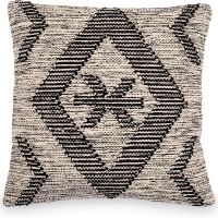 Square Cotton Cushion in Boho Bali Style cover + filling - Rose Black 60192 photo 1 Buy Square Cotton Cushion in Boho Bali Style cover + filling - Rose Black 60192 - in the EU