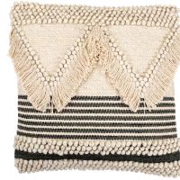 Square Cushion in Boho Bali Style, Cotton & Wool cover + filling - Stara Multicolour 60206 photo 1 Buy Square Cushion in Boho Bali Style, Cotton & Wool cover + filling - Stara Multicolour 60206 - in the EU