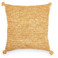 Square Boho Bali Cushion, Raffia cover + filling - Carol Cream 60217 photo 1 Buy Square Boho Bali Cushion, Raffia cover + filling - Carol Cream 60217 - in the EU