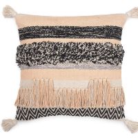 Square Cotton Cushion in Boho Bali Style cover + filling - Ava Multicolour 60228 photo 1 Buy Square Cotton Cushion in Boho Bali Style cover + filling - Ava Multicolour 60228 - in the EU