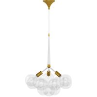 Pendant lamp, globe chandelier in modern design, 9 glass globes - Plaus White 60405 photo 1 Buy Pendant lamp, globe chandelier in modern design, 9 glass globes - Plaus White 60405 - in the EU