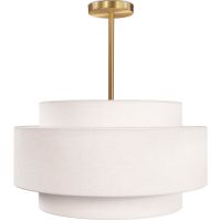 Ceiling Pendant Lamp - Fabric Shade - Gerbu Aged Gold 60680 photo 1 Buy Ceiling Pendant Lamp - Fabric Shade - Gerbu Aged Gold 60680 - in the EU