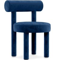Dining Chair - Upholstered in Velvet - Reece Dark blue 60708 photo 8 Buy Dining Chair - Upholstered in Velvet - Reece Dark blue 60708 at MyFaktory
