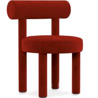 Dining Chair - Upholstered in Velvet - Reece Red 60708 photo 7 Buy Dining Chair - Upholstered in Velvet - Reece Red 60708 - prices