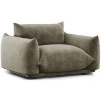 Armchair - Velvet Upholstery - Urana Taupe 61011 photo 3 Buy Armchair - Velvet Upholstery - Urana Taupe 61011 at MyFaktory