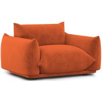 Armchair - Velvet Upholstery - Urana Brick 61011 photo 9 Buy Armchair - Velvet Upholstery - Urana Brick 61011 in the Europe