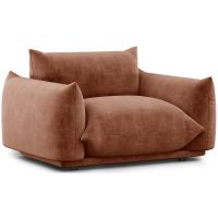 Armchair - Velvet Upholstery - Urana Chocolate 61011 photo 8 Buy Armchair - Velvet Upholstery - Urana Chocolate 61011 at MyFaktory
