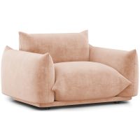 Armchair - Velvet Upholstery - Urana Cream 61011 photo 7 Buy Armchair - Velvet Upholstery - Urana Cream 61011 - prices
