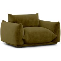 Armchair - Velvet Upholstery - Urana Olive 61011 photo 5 Buy Armchair - Velvet Upholstery - Urana Olive 61011 home delivery