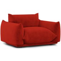 Armchair - Velvet Upholstery - Urana Red 61011 photo 4 Buy Armchair - Velvet Upholstery - Urana Red 61011 in the Europe
