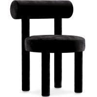 Dining Chair - Upholstered in Velvet - Reece Black 60708 photo 11 Buy Dining Chair - Upholstered in Velvet - Reece Black 60708 - in the EU