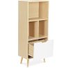 Buy Wooden Sideboard - Scandinavian Design - 4 compartments - Rion Natural wood 59647 at MyFaktory