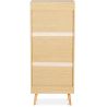 Buy Wooden Sideboard - Scandinavian Design - 4 compartments - Rion Natural wood 59647 home delivery