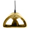 Buy Empty Pendant Lamp  - 18cm - Chromed Metal Gold 51886 - in the EU