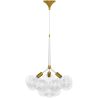 Buy Pendant lamp, globe chandelier in modern design, 9 glass globes - Plaus White 60405 home delivery
