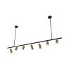 Buy Rail Ceiling Lamp - 7 Adjustable Gold Spotlights - 140CM - Lark Gold 60517 in the Europe