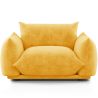 Buy Armchair - Velvet Upholstery - Urana Yellow 61011 - in the EU