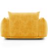 Buy Armchair - Velvet Upholstery - Urana Yellow 61011 with a guarantee