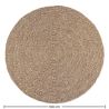 Buy Round Jute Rug - Boho Bali - 100 CM - Jenón Natural 61086 in the Europe