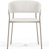 Buy Dining chair - Upholstered in Bouclé Fabric - Lona White 61148 - in the EU