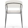 Buy Dining chair - Upholstered in Bouclé Fabric - Lona White 61149 home delivery