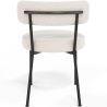 Buy Dining Chair - Upholstered in Bouclé Fabric - Simo White 61154 - in the EU