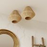 Buy Ceiling Lamp - Boho Bali Ceiling Light - Memu Aged Gold 60679 - prices