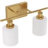 Buy Wall Lamp Aged Gold - 2-Light Wall Sconce - Jhana Aged Gold 60684 in the Europe