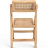Buy 2 pack of Dining chair in Canage rattan and wood -  Bama Natural wood 61229 in the Europe
